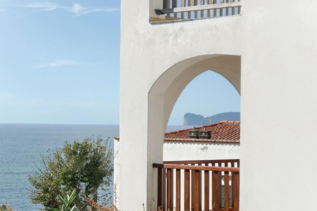 Terrazza Vista Mare 3 Camere 2 Bagni Alghero Esterno foto